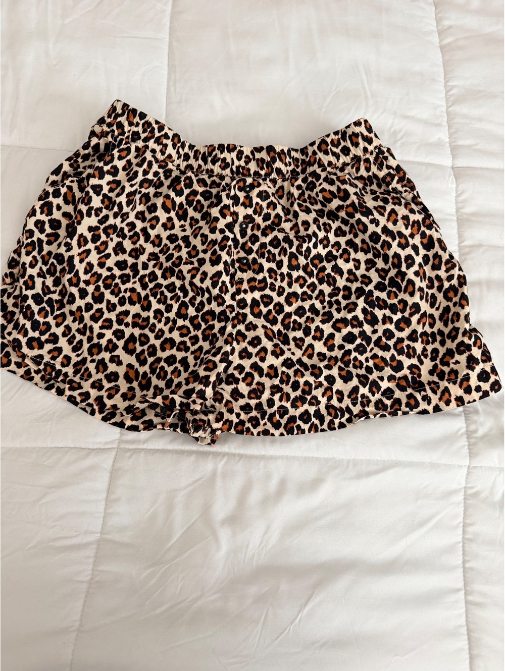 LOFT Sleep Women's Leopard Print Sleep Shorts XS